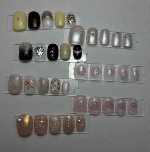 練習モデル様　オフなし　サンプルデザイン　　＊デザインはカラーやラメの種類変更可能‼︎