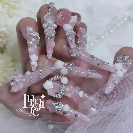 💜超スーパーロング!!長さ出し10本/パーツつけ放題(オフ込み)