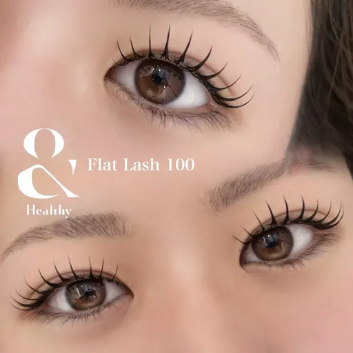 🎀下がりまつ毛の方にオススメ🎀　まつ毛パーマ×マツエク  100本 アンドヘルシー/パリエク