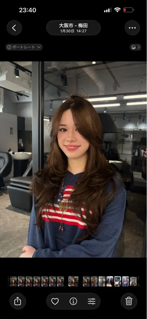 【人気No.1🦋】海外風/バタフライレイヤー × 上質カラー（艶トリ付き）