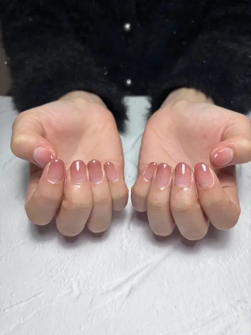 【ﾍﾞｰｽｶﾗｰなし】グラデーション/フレンチ