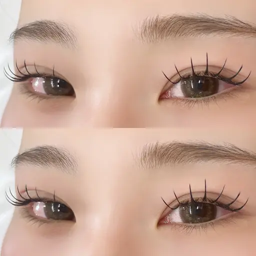 イベント前におすすめ🎀パーマ+LEDマツエク（80​〜​100本）🩰アイシャンプー付🧴