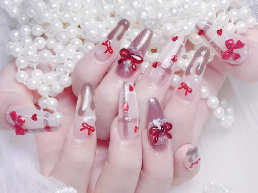 【🌟✨人気No1🌟✨】自爪🍒10本持ち込みやり放題🎀