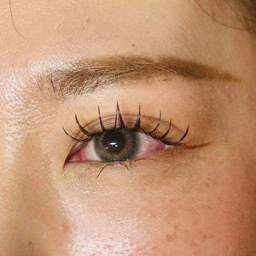 【エクパ】LEDエクステ(100本)×パーマ【技術モデル】