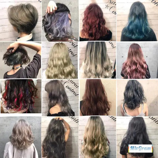 ピンク💗ブルー💙ユニコーン❤️ネイビー💜好きの方❣️※お値段、メニュー要相談可能❗️【ダブルカラー、ブリーチ込み】