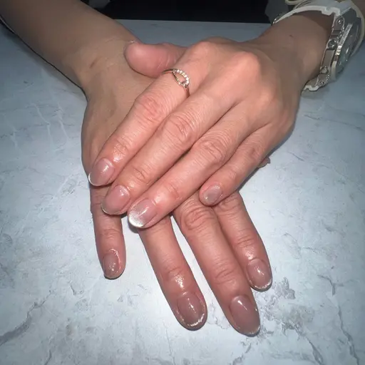 ワンカラー、ラメ