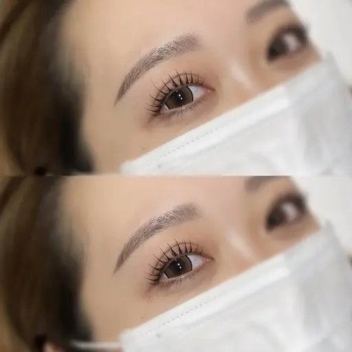 まつ毛パーマ＋眉毛ワックス【2回目以降➕1000円】