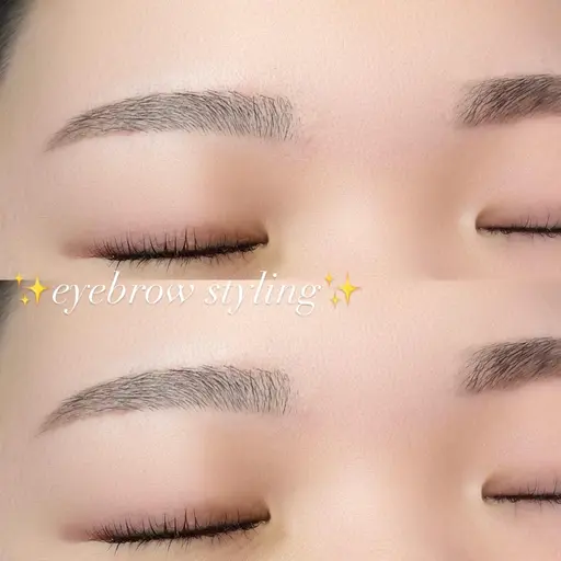《美眉アイブロウスタイリング🐕🤎》骨格似合わせデザインします🎶お仕上げメイク付き💎（眉毛ワックス）