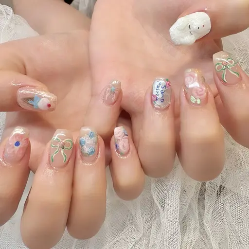 🦢🤍オフなし持ち込みネイル🦢🤍