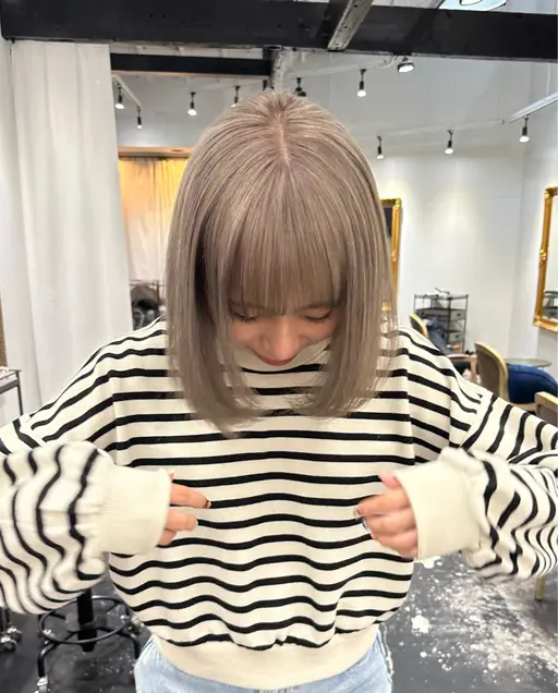 【ダブルカラー】🦋ケアブリーチ1回＋オンカラー＋艶トリートメント✨（ブリーチリタッチも可！）