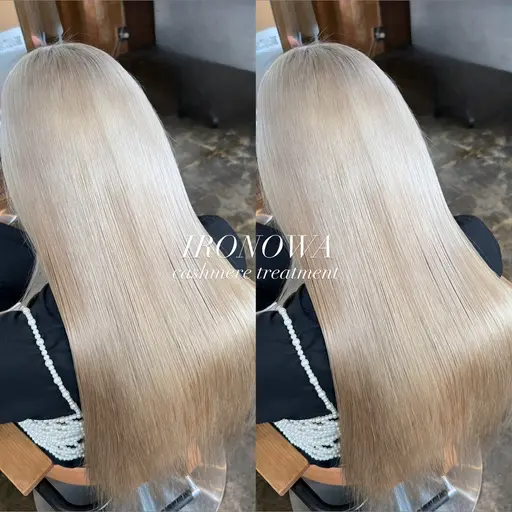 【🫧ブリーチオンカラー+カット＋トリートメント🫧】痛ませないブリーチ🫧カラー剤､トリートメント種類変更🉑