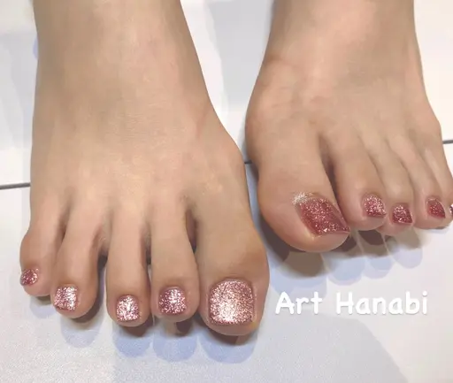 🉐 フット ワンカラー ドライケア込み シンプルデザイン