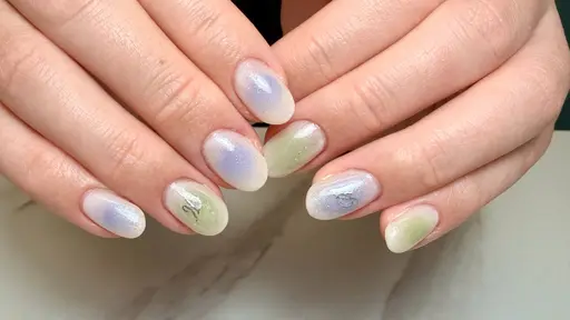 チークネイル🩷/オフィス◎/推しカラーで現場にもピッタリ❣️/オフケア込