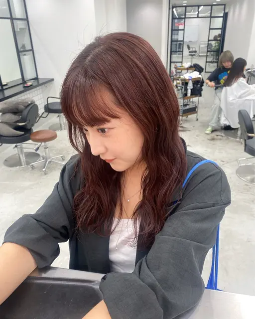 【激カワ暖色💞】カラー＋トリートメント/シャンプーブロー込み