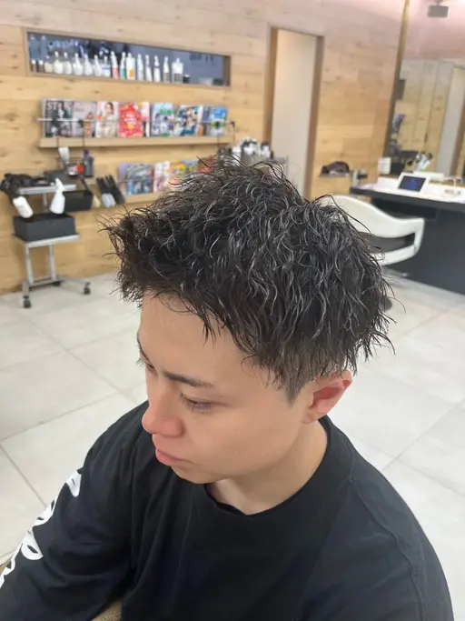 〖新規様限定〗メンズカット×ツイストスパイラルパーマ🌿