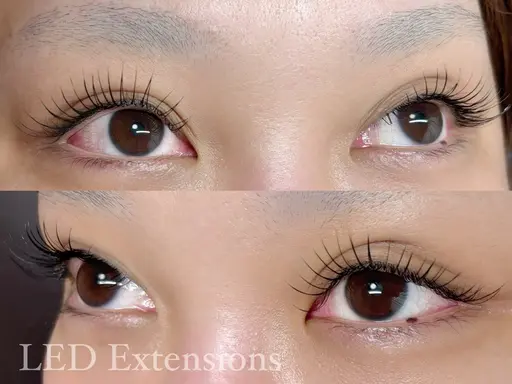 【新規】LEDエクステ/フラットラッシュ100本👑