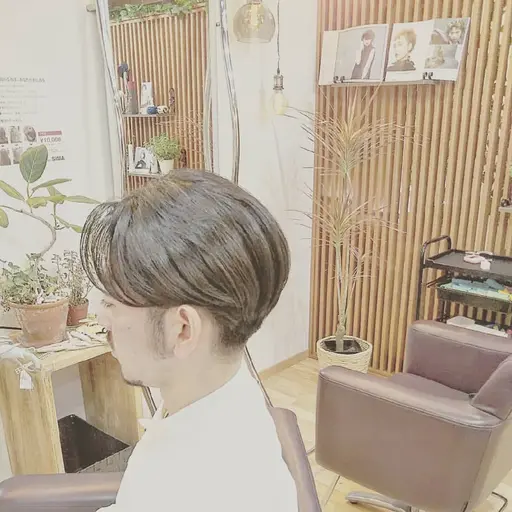 【men】カッコいいセンター分けスタイル💇カット＋パーマ