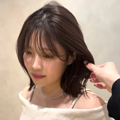 【OPEN記念クーポン】似合わせボブ/レイヤーカット✂️➕透明感カラー🪄︎︎➕内部補修3step高濃度トリートメント