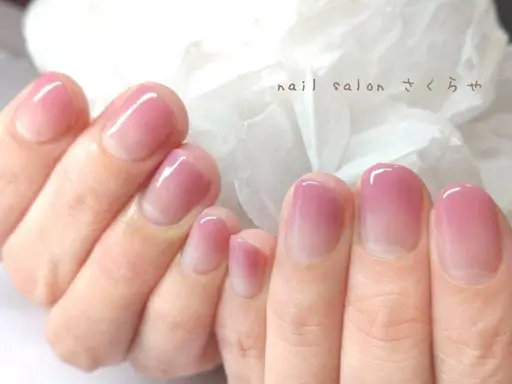 シンプルが1番❤ちゅるんカラーグラデーション❤【オフなし/パラジェル使用】