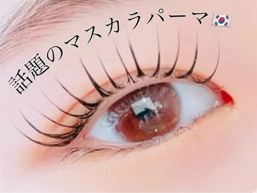 【韓国発祥☆マスカラパーマ】上下パリジェンヌ×ブラックティント🐦‍⬛