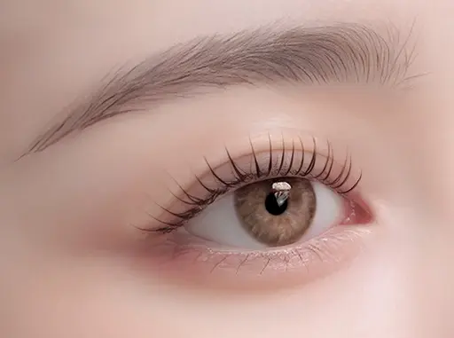 眉毛WAX脱毛 （カット、間引き メイク有り）+まつ毛パーマorパリジェンヌ