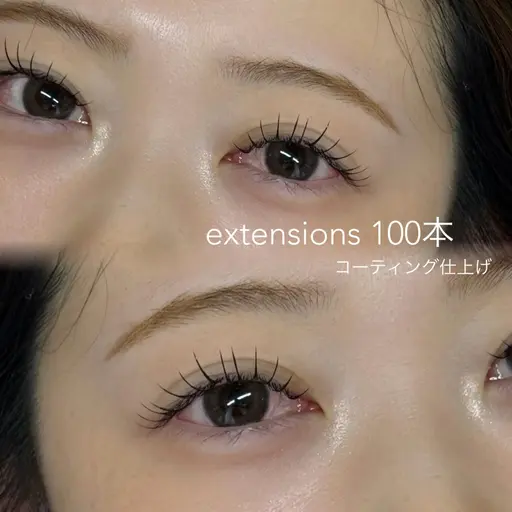 🫧LEDエクステ🫧フラットラッシュ80本まで