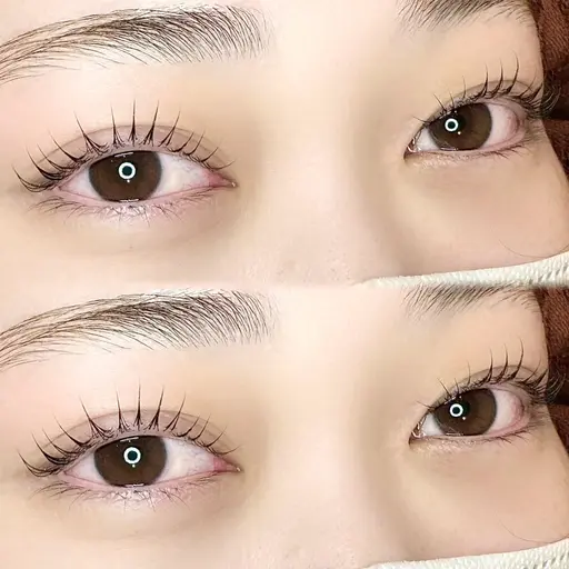 束感まつ毛パーマモデル【コーティング仕上げ付き🎀】