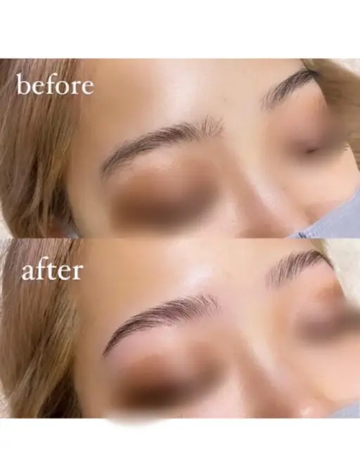 美眉✩ハリウッドブロウリフト+ワックス脱毛込み