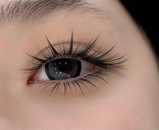 上、下、ワンホンマツエク