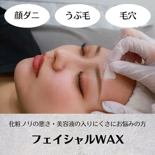 【お写真モニター】フェイシャルWAX