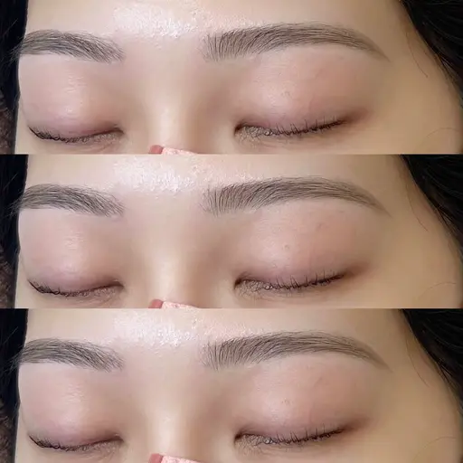 《🤍垢抜け美眉デザイン💫》 アイブロウスタイリング［眉毛WAX／メイク込］— 骨格に合わせて黄金比眉へ🕊️✨