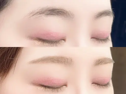 立体造形眉カット