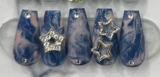 【1月21日17:00​〜​】🎀ハンドジェルネイル🎀Y2K定額デザイン(オフ無し長さ出し無し)