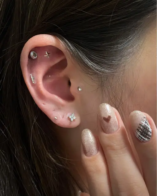 【EJA認定店】耳つぼジュエリー💎ファッションジュエリーコース【両耳20粒まで(パーツ選択10粒まで)】