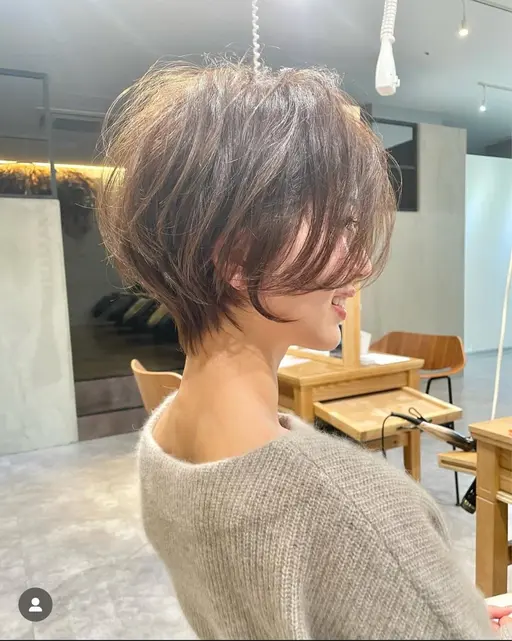 カット+透明感カラー【ショートカット限定】