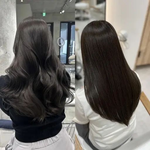 💫1日2名様限定💫 カット+透明感カラー+超音波クイックトリートメント  ￥7900 【髪質改善、オリーブ】