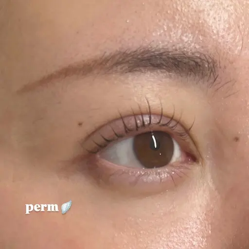 まつげパーマ➕束感仕上げ