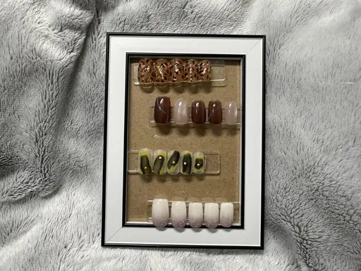 《見つけたらラッキー🌟ゲリラクーポン》オフなし【ハンド】定額アート💅シンプル¥4000/トレンドデザイン¥5000