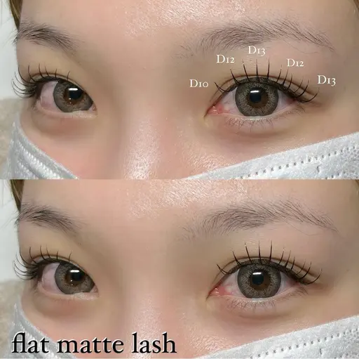 新規🔹フラットマットラッシュ100本🔹コーティング仕上げ