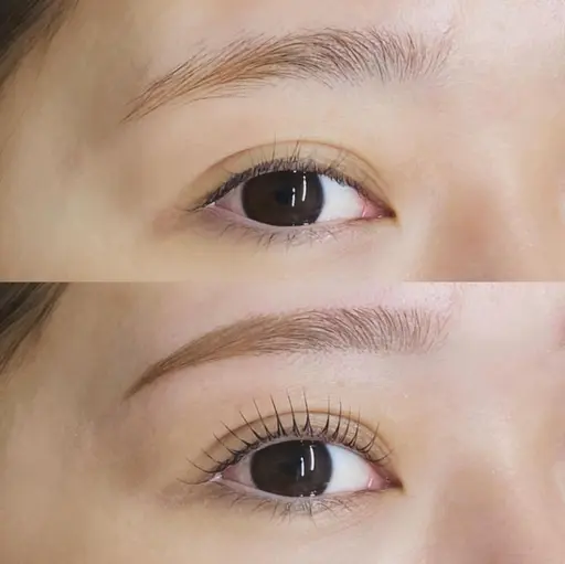 【新規】🫧🌈垢抜けコース🌈🫧アイブロウWax＋まつパ/パリ＋¥300(上)🉐¥6,600(メイク無)