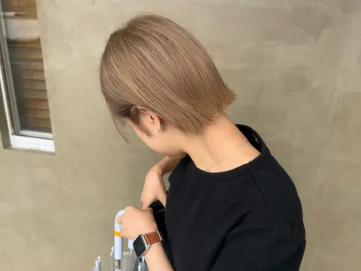 ケアブリーチ+柔らかベージュ🧸