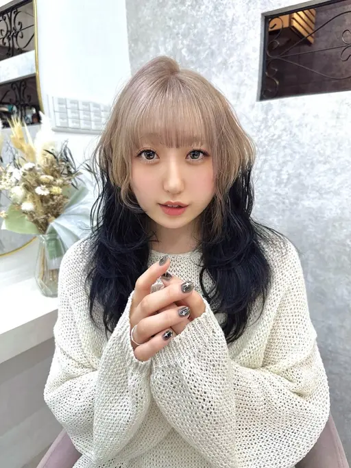 ミニモ限定20%off‼️ハイトーン目指したい方必見⭐️ダブルブリーチ+カラー⭐️#韓国#透明感#艶カラー#大宮ブリーチ