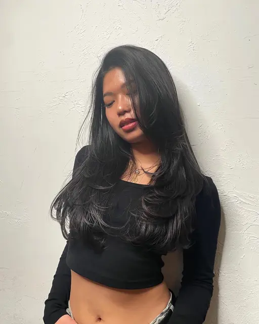 海外ざくざくレイヤーカット✨🖤