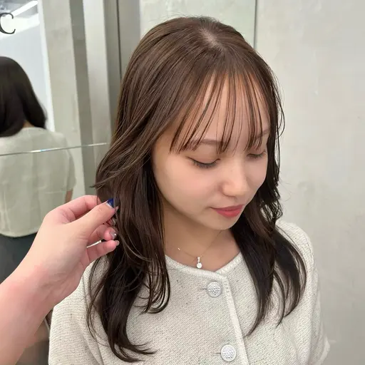 透明感カラー✨(ケア付き)+CMCトリートメント