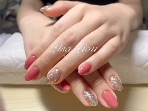 【新規】オフ込み💅ワンカラー、2色までカラー選べる、マットカラー変更可能