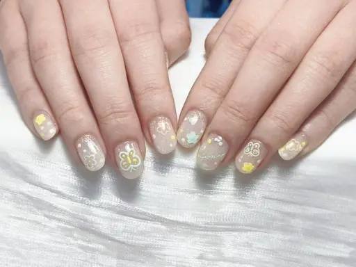 【自爪】人気NO.1🌸持ち込みデザイン 10本まで(デザインは必ず前もって送ってください)