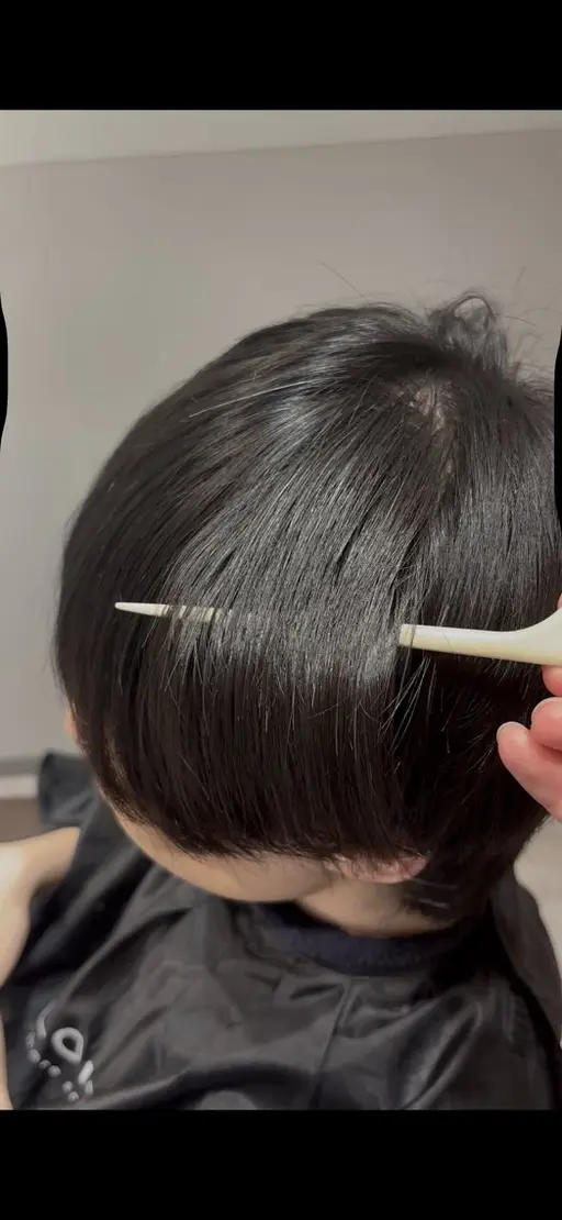 『カット＋自然な縮毛矯正（曲がる縮毛矯正）＋髪質改善TR』