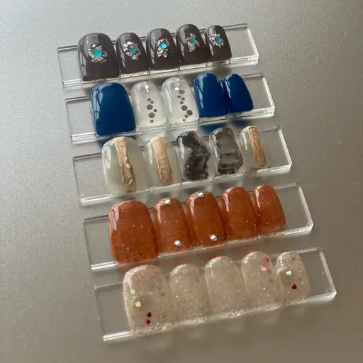 【オフあり⭕️/DESIGN C】シンプルデザインネイル✨※サンプルからお選びいただきます