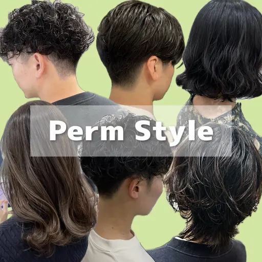 🦁Men's カット+パーマ🦁