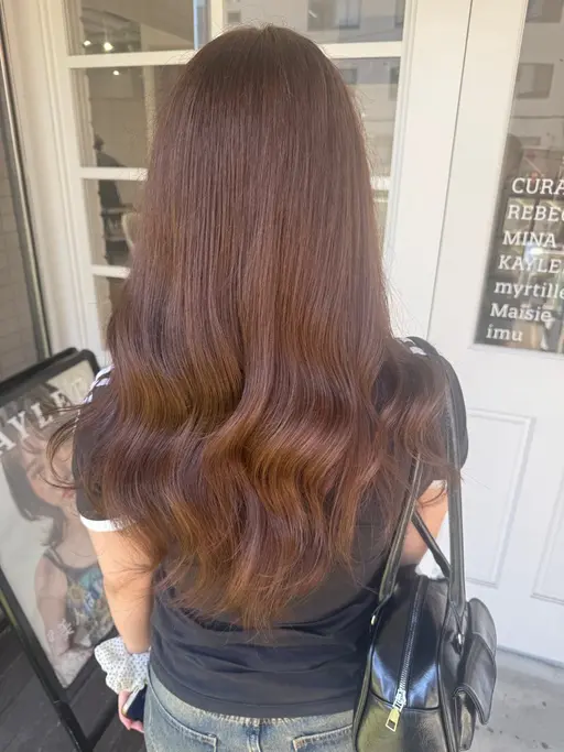 《🎀ブリーチなしのダブルカラー🎀》ブリーチしたくないけど色味いれたり明るくしたい方にオススメです❤︎︎ ˊ˗